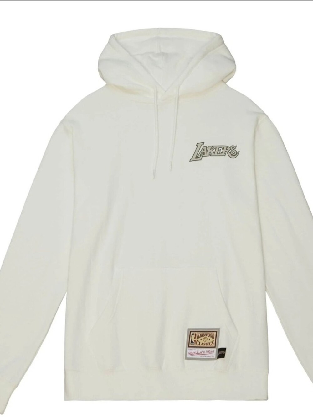 Lakers NBA Cream Hoodie Size XL